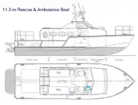 NEW BUILD - 12m Ambulance Boat - Kitset