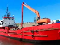 1971 Dredger - Grab Hopper Dredger For Sale